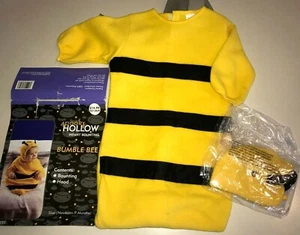 baby boy girl BUMBLE BEE HALLOWEEN COSTUME size 0-9 month 2 PC WINGS TOO! CUTE!! - Picture 1 of 2