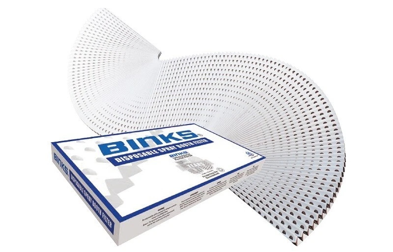 Binks STANDARD FILTER (white) 2 Filter á 48cm x 10,38m Faltkartonfilter - Bild 1 von 1