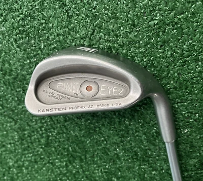 PING EYE 2 Cuña de lanzamiento con puntos marrones, acero rígido ZZ Lite, mano derecha para hombres +1" Foto 1 de 4