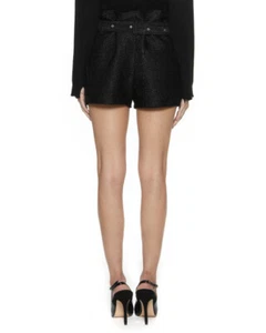 $300 IRO CHOPAN METALLIC TWEED DISTRESS SHORTS SIZE 34 / 4 US - Picture 1 of 7