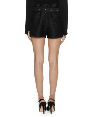 300 美元 IRO CHOPAN 金属斜纹布短裤,尺寸 34/4 美国 — 第 1/4 张图片