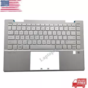 New For HP 14-DY 14M-DY0013DX TPN-Q171 Palmrest Backlit Keyboard M45219-001 - Picture 1 of 6