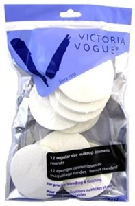 Victoria Vogue Cosmetic Rounds Latex, Regular Size, 12 Ea, 12count - Picture 1 of 1