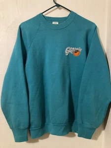 Vintage Fruit of the Loom Georgia Crewneck Sweatshirt Youth Large - Picture 1 of 10