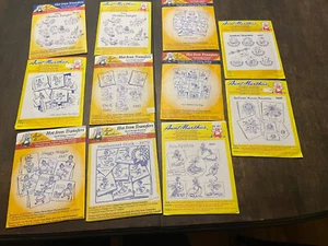 Vintage Aunt Martha's Hot Iron Transfers Lot of 11 Embroidery Needlepoint - Picture 1 of 4