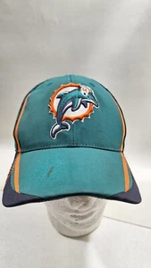 NFL Miami Dolphins Football Hat Reebox Raised Team Apparel - Picture 1 of 7