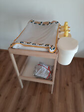 Luiertafel voor baby's, met luchtkussen, 4 hoezen, een set potten en luieremmer.