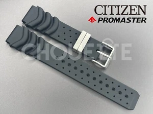 Citizen Promaster Aqualand JP1010, JP1011, JP1014 20mm Black Rubber Watch Strap - Picture 1 of 7