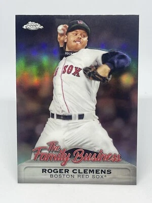 2019 Topps Chrome Roger Clemens #FBC-6 Family Business Boston Red Sox  - Image 1 of 2