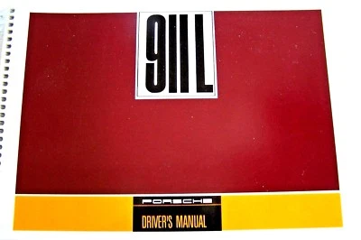 Porsche 911L 1968 manual del propietario servicio de piezas 1967 nuevo original 911 L Foto 1 de 4