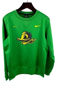 NIKE OREGON DUCKS Crew Sweatshirt Men's Small ANGRY COMBAT DUCK RARE - Picture 1 of 9