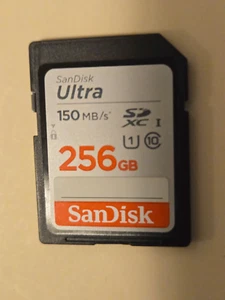 memory special SanDisk 256gb SDXC ultra 150 MB/S SanDisk 32gb ultra plus 130mb/s - Picture 1 of 3