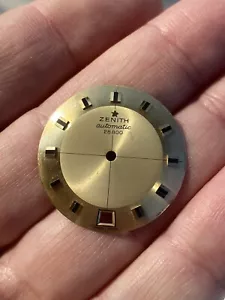 Zenith Automatic 28800 Cal 2542/2532 Original Dial Vintage Parts - Imagen 1 de 6