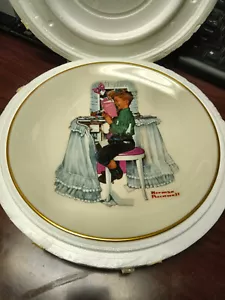 DEAR DIARY Norman Rockwell Collectible Plate VG - Picture 1 of 2