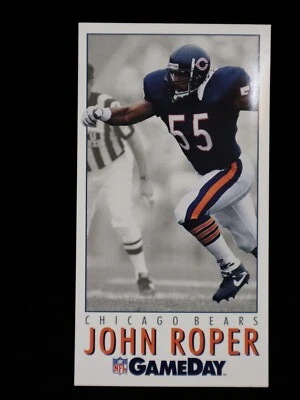 1992  John Roper  Chicago Bears  GameDay Card  #246 - Image 1 of 2