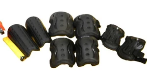 DBX Youth Protective PADS 8pcs Knee Elbow Wrist Shin Kids MEDIUM Skate Bike - Picture 1 of 6