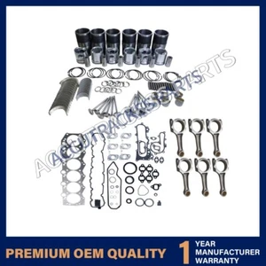 Kit de reconstrucción de revisión y biela de 6 piezas para motor Toyota 1HZ HZB30 HZB50 - Imagen 1 de 3