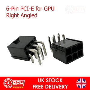 6 Pin PCI-Express PCIE Header Replacement Power Connector for Graphics Cards GPU - Picture 1 of 2