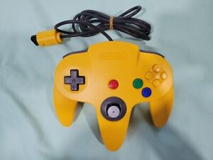 *Read* Official Nintendo 64 Controller Yellow AUTHENTIC OEM N64 Original NUS-005