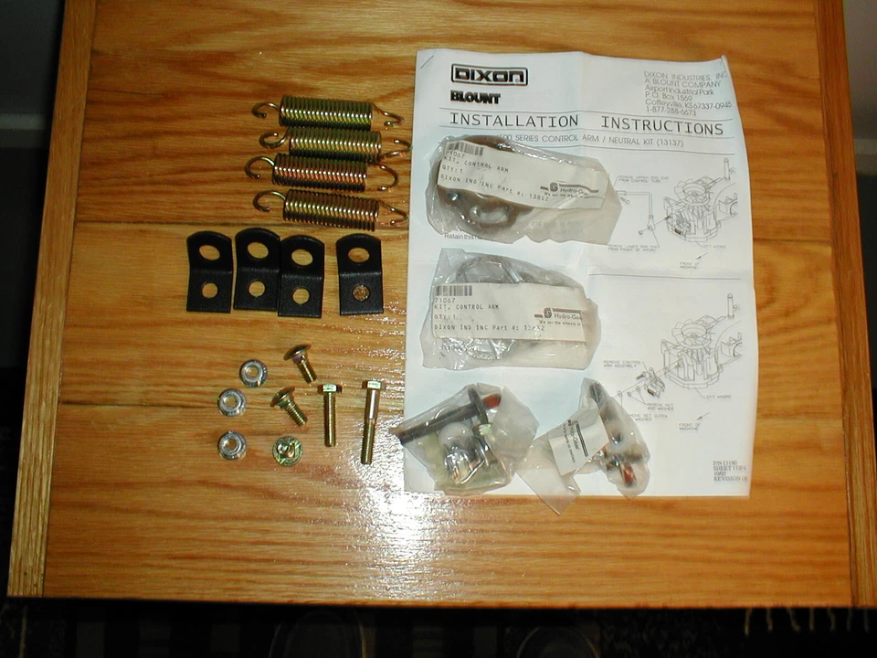 Kit neutro Dixon 13137 o 539119426 para transmisión de engranajes hidráulicos, nuevo stock antiguo Foto 1 de 1