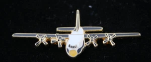 C-130 HERCULES HEAD ON LAPEL HAT PIN US NAVY BLUE ANGELS FAT ALBERT MARINES GIFT - Picture 1 of 12