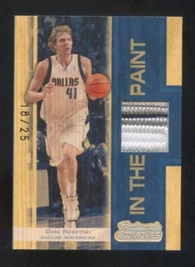 2007 TOPPS Dirk Nowitzki GAME WORN ALL STAR PATCH JERSEY #D 18/25 HOF SUPER RARE - Picture 1 of 2