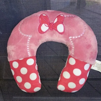 Almohada de viaje enrollable para cuello Minnie Mouse para soporte de cabeza de viaje Disney bebé niño pequeño Foto 1 de 3