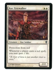 MTG Kor Firewalker Worldwake WWK Uncommon Sideboard Red Hate Bear Unplayed - Picture 1 of 2