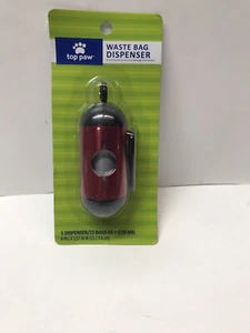 Top Paw  Dog Waste Dispenser with Bags X15 (RED) - Picture 1 of 4