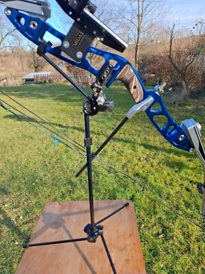 Compoundbogen Hoyt-sehr guter Zustand-viel Zubehör- neue Bespannung-historisch - Bild 1 von 4