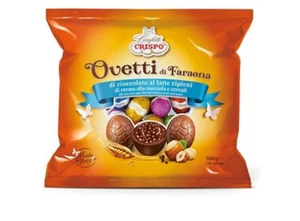 OVETTI Cioccolato CRISPO al latte e ripieno nocciole e cereal 500 gr Pasqua 2025 - Imagen 1 de 1