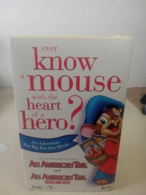 AN AMERICAN TAIL & FIEVEL GOES WEST~Digitally Restored Box Set of 2 VHS Tapes!! - Image 1 of 4