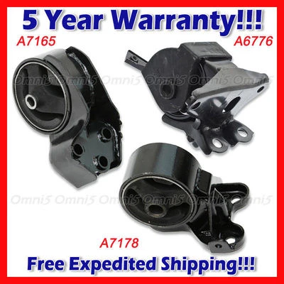 Комплект креплений для двигателя и трансмиссии L256 2007-2009 Kia Spectra/ Spectra5 2,0 л 3 шт - Изображение 1 из 4