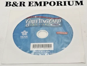 Art Explosion Greeting Card Factory Express 3 2003 NOVA Development Used CD-ROM - Picture 1 of 3