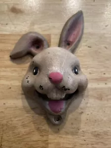 Jackrabbit Bottle Opener Bunny Rabbit Collector Patina Metal Beer Soda SDSU GIFT - Picture 1 of 12