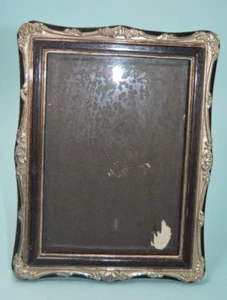 Metallic border picture frame for 5x7 photo easel back - Picture 1 of 2