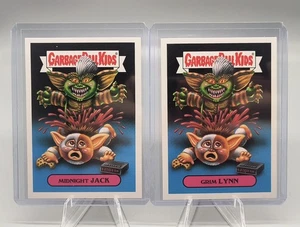 Garbage Pail Kids Grim Lynn, Midnight Jack 2018 Oh, the Horror-ible 6a 6b - Bild 1 von 2