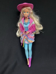 1989 Western Fun Barbie Puppe Hut Cowboystiefel Ohrringe - Bild 1 von 6