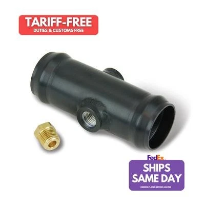 Flex-A-Lite 108426, One Black Aluminum In Line Hose Adapter1-3/ 4Id Radiator Hos - Image 1 of 4