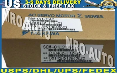 NEW YASKAWA SGM-01L314P SGM01L314P Servo Motor - Image 1 of 4