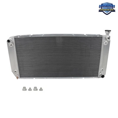 4 Row Aluminum Radiator For Chevy GMC C/K 1500 2500 3500 Truck 1988-99 5.7 7.4L - Image 1 of 4