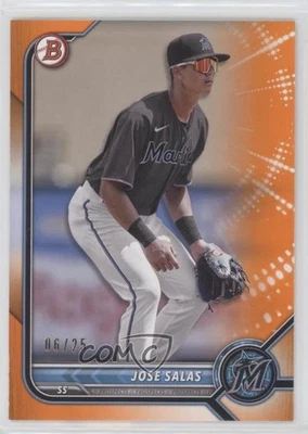 2022 Bowman Prospects Orange Border /25 Jose Salas #BP-30 - Image 1 of 2