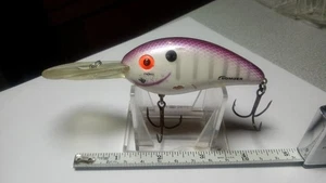 BOMBER, VINTAGE "FAT FREE SHAD", 3" BODY, 4 3/4"O.A., 1 OZ. GELOCKT, GEBRAUCHT FAIR COND - Bild 1 von 4