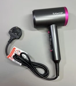 Asciugacapelli Potente 1800W Strumento Salone Senza Fatica Rapido Silenzioso Asciugatura Ioni Negativi - Foto 1 di 13