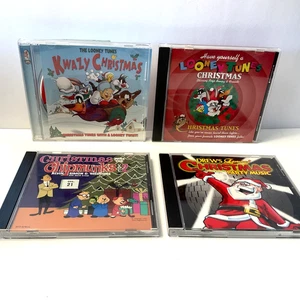 Christmas CD Lot Children’s/Kids Lot Looney Tunes Chipmunks Drew’s Famous - Bild 1 von 9