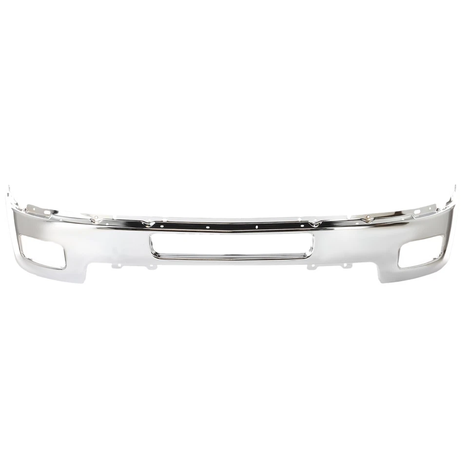 Front Bumper For 2011-2014 Chevy Silverado 2500 HD Chrome with Fog Light Holes - Image 1 of 1