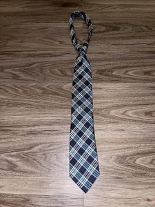 Merona Krawatte Herren Einheitsgröße marineblau kariert Krawatte klassisch elegant Business formell - Bild 1 von 5