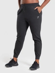 Felpa Gymshark Joggers donna nera taglia SMALL allenamento tasche GLJG4649 - Foto 1 di 5
