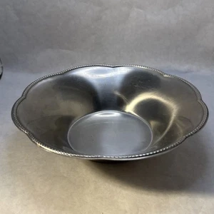 Alessi Italia Inox 18/10 gewellter Rand Perlen Edelstahl Schüssel 8,5" Vintage - Bild 1 von 8