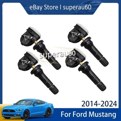4x Sensor de presión de monitoreo de neumáticos TPMS para Ford Mustang 433 MHz F2GT-1A180-CE Foto 1 de 3